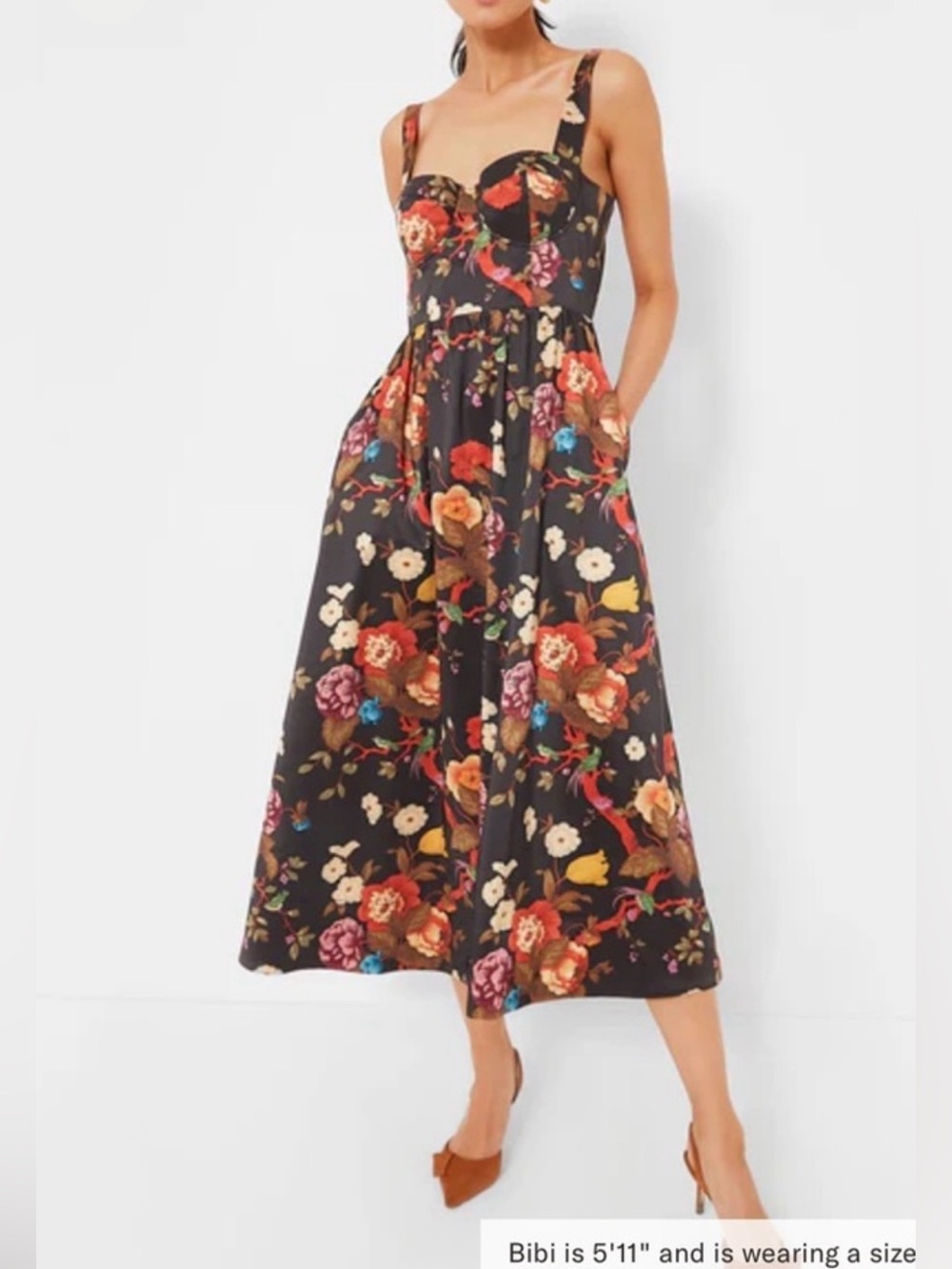 TUCKERNUCK Baroque Floral Maria Dress, like new, size 2 - Picture 11 of 11